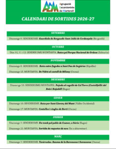 Calendari de sortides AEM 2026-27 Full 1